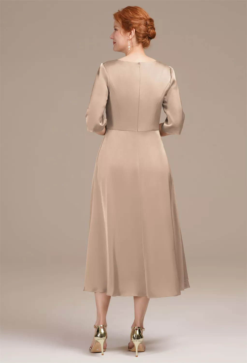 AW Zephyrine Taupe  Mother of the Bride Dresses